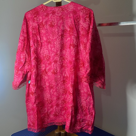 Pioneer woman, pink kimono duster - Picture 4 of 5